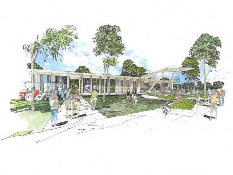 An artist’s impression of the Centre of Excellence in Agricultural Education in the Hawkesbury.