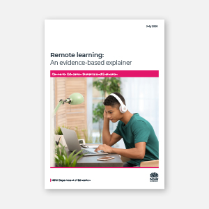 Remote learning: An evidence-based explainer