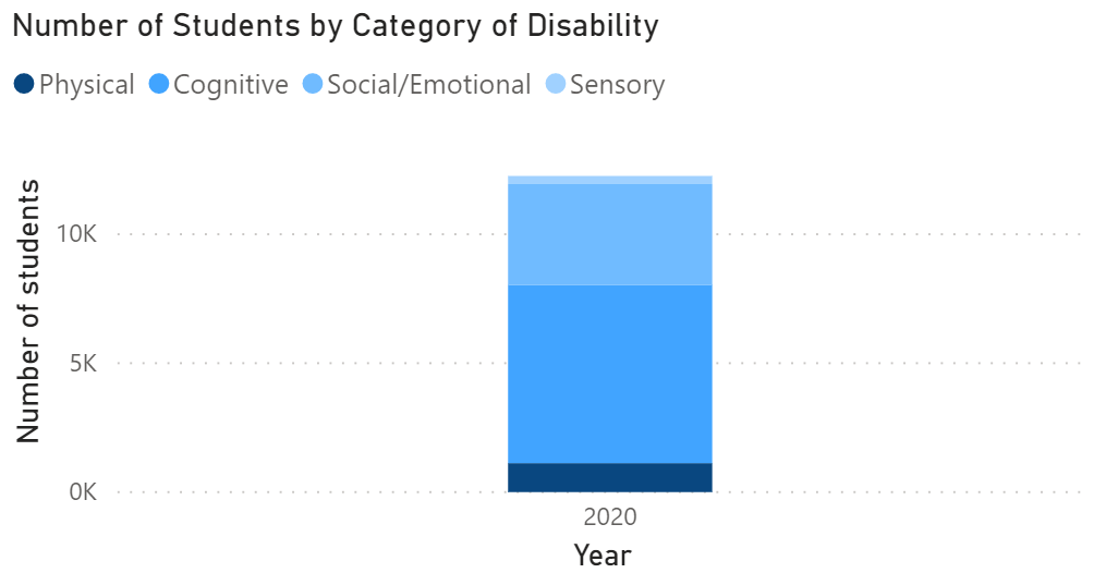 An example of category of disability