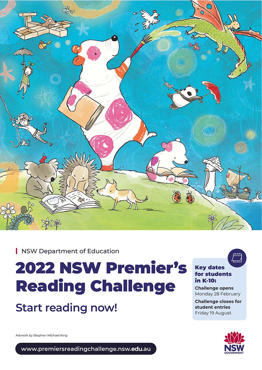 premiers reading challenge poster