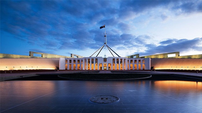 A front image of Parliament House