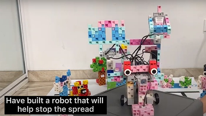 A lego robot
