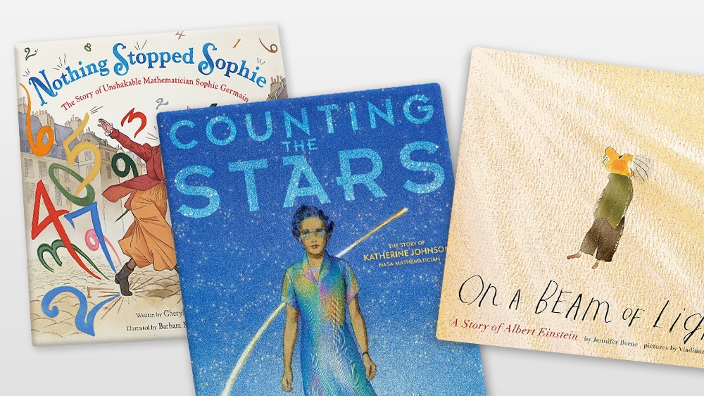 3 books - Nothing Stopped Sophie, Counting the Stars and On a Bean of Light.