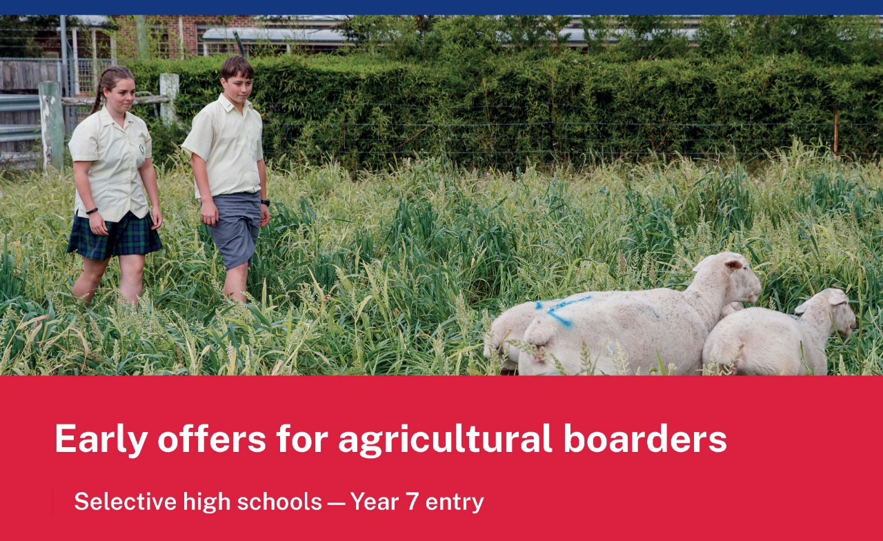 A4 flyer promoting early offers for agricultural boarders
