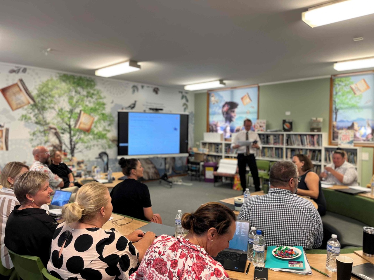 School leaders from the Cowra network take part in a session held by the SLI