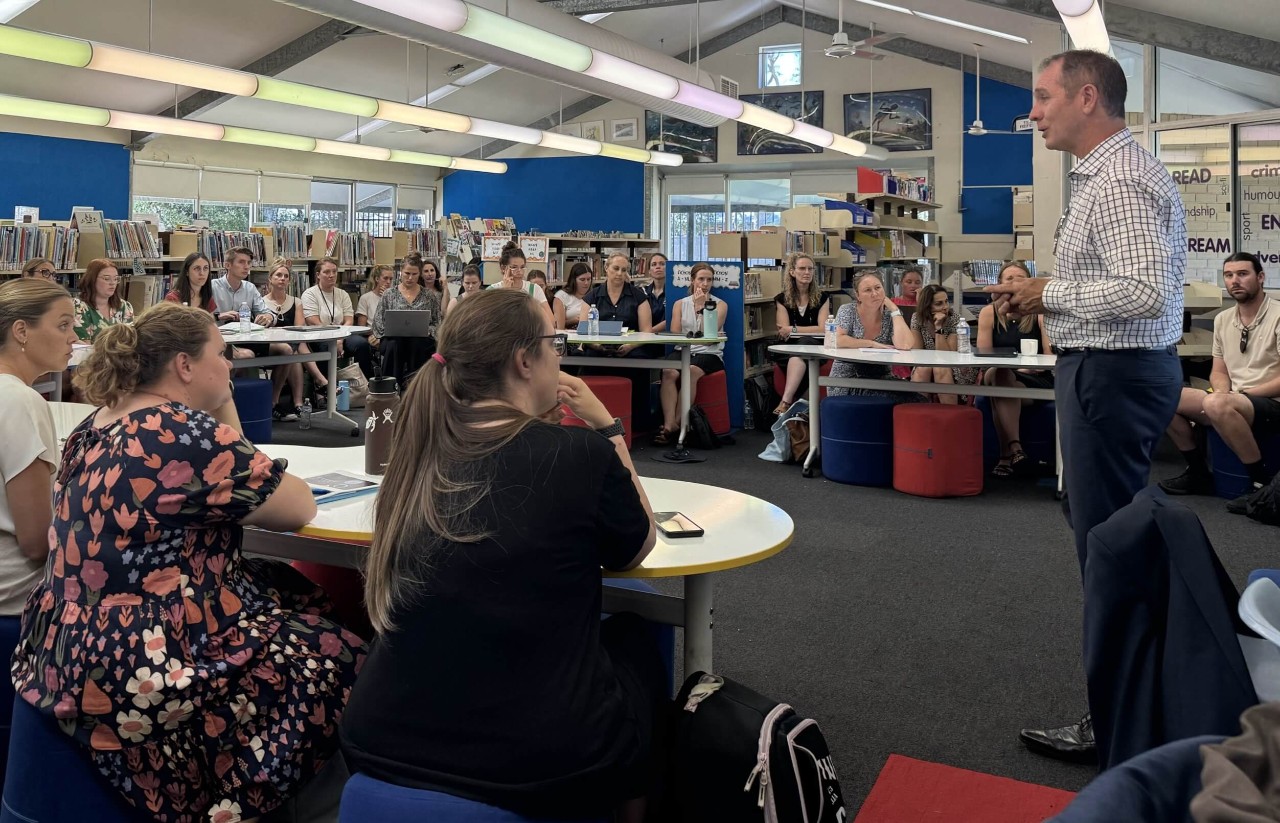 Teachers from the Dee Why network undertake the SLIF PL.