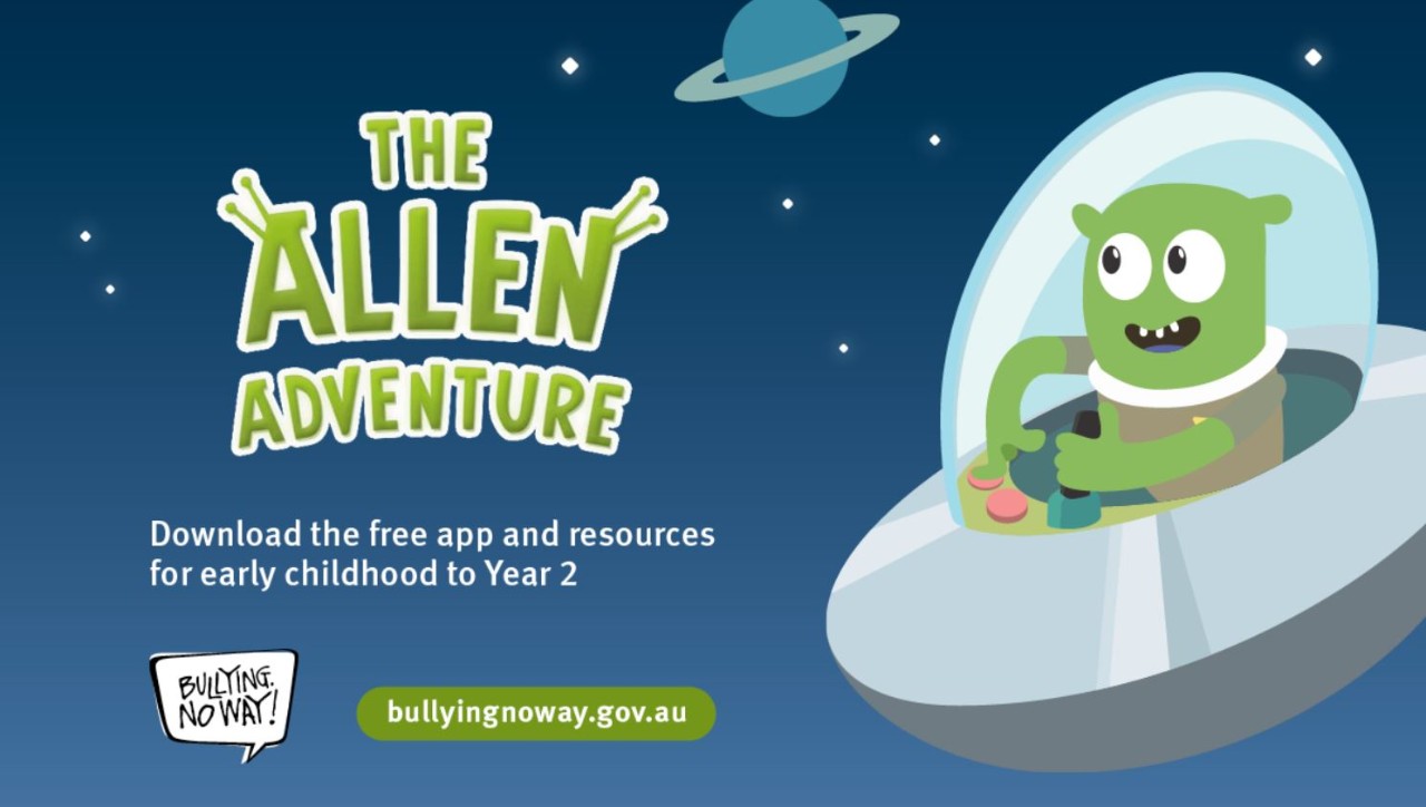 The Allen Adventure app flyer