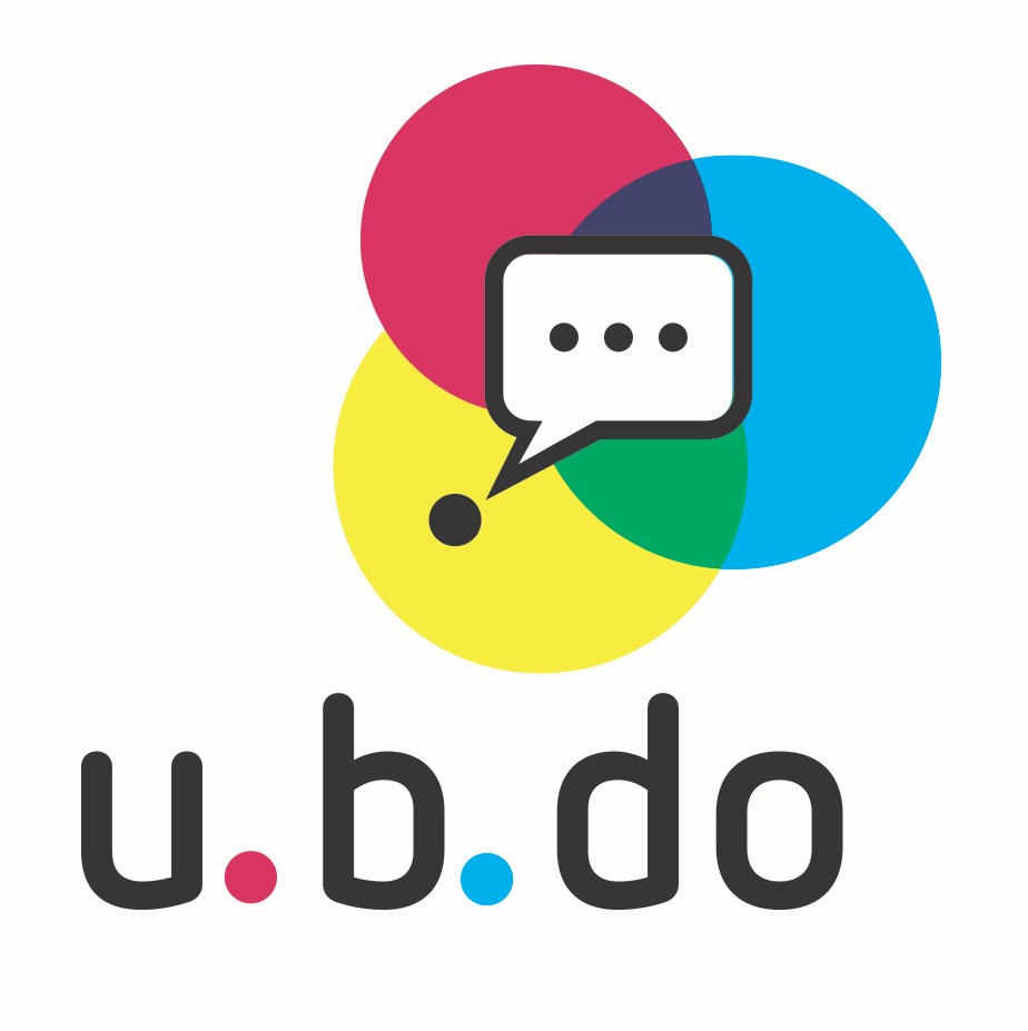 u.b.do logo with circles and a text bubble